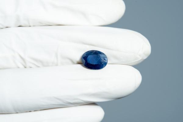 Natural Blue Sapphire (Neelam) 4.63 Carats - Media 4