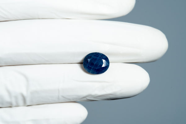 Natural Blue Sapphire (Neelam) 5.93 Carats - Media 4