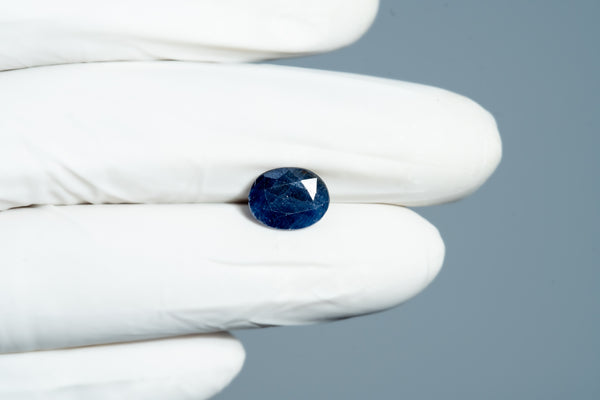 Natural Blue Sapphire (Neelam) 4.44 Carats - Media 4