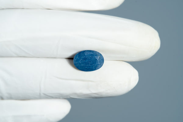 Natural Blue Sapphire (Neelam) 5.68 Carats - Media 4
