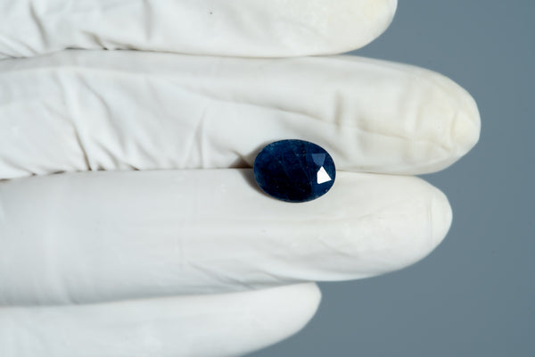 Natural Blue Sapphire (Neelam) 4.98 Carats - Media 4