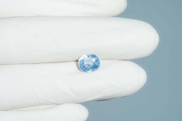 Natural Blue Sapphire (Neelam) 4.06 Carats - Media 4