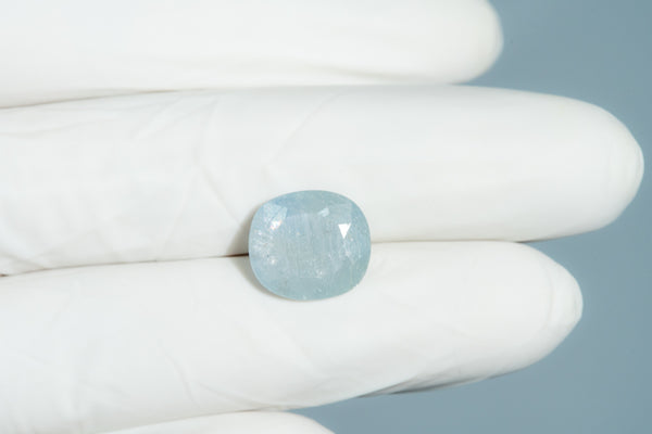 Natural Blue Sapphire (Neelam) 9.79 Carats - Media 4