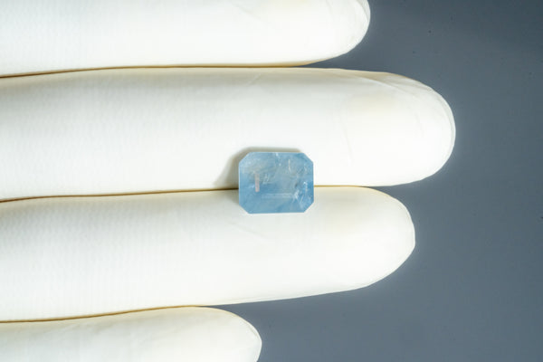 Natural Blue Sapphire (Neelam) 8.04 Carats - Media 3