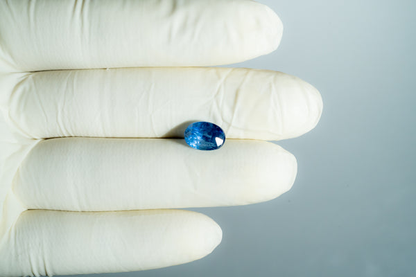 Natural Blue Sapphire (Neelam) 4.95 Carats - Media 3