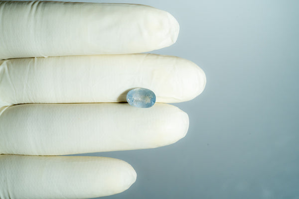 Natural Blue Sapphire (Neelam) 4.39 Carats - Media 2