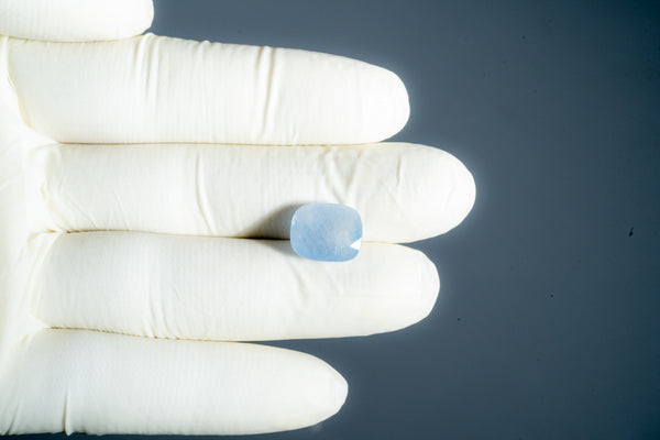 Natural Blue Sapphire (Neelam) 9.57 Carats - Media 3