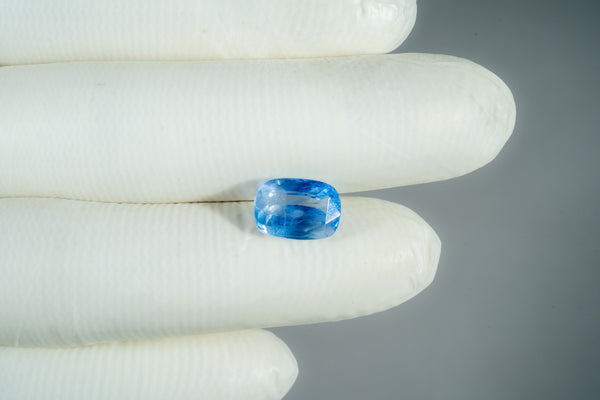 Natural Blue Sapphire (Neelam) 6.23 Caras - Media 3