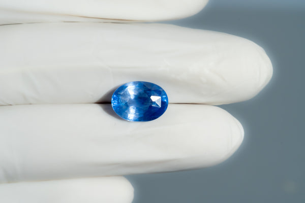 Natural Blue Sapphire (Neelam) 7.71 Carats - Media 3