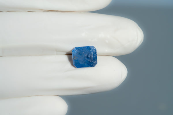Natural Blue Sapphire (Neelam) 4.08 Carats - Media 4