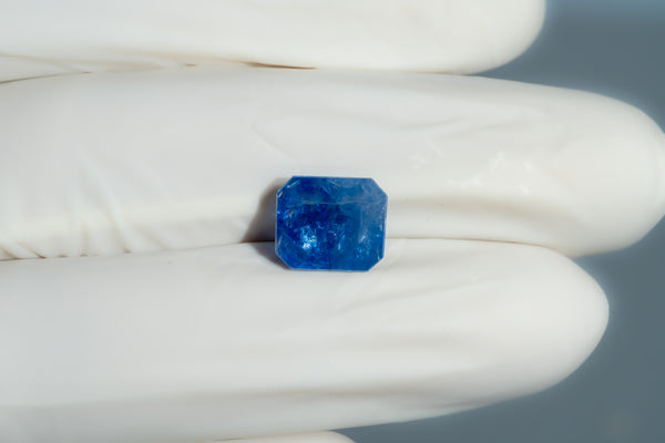 Natural Blue Sapphire (Neelam) 6.31 Carats - Media 4