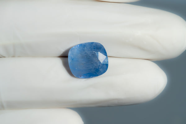 Natural Blue Sapphire (Neelam) 9.51 Carats - Media 4
