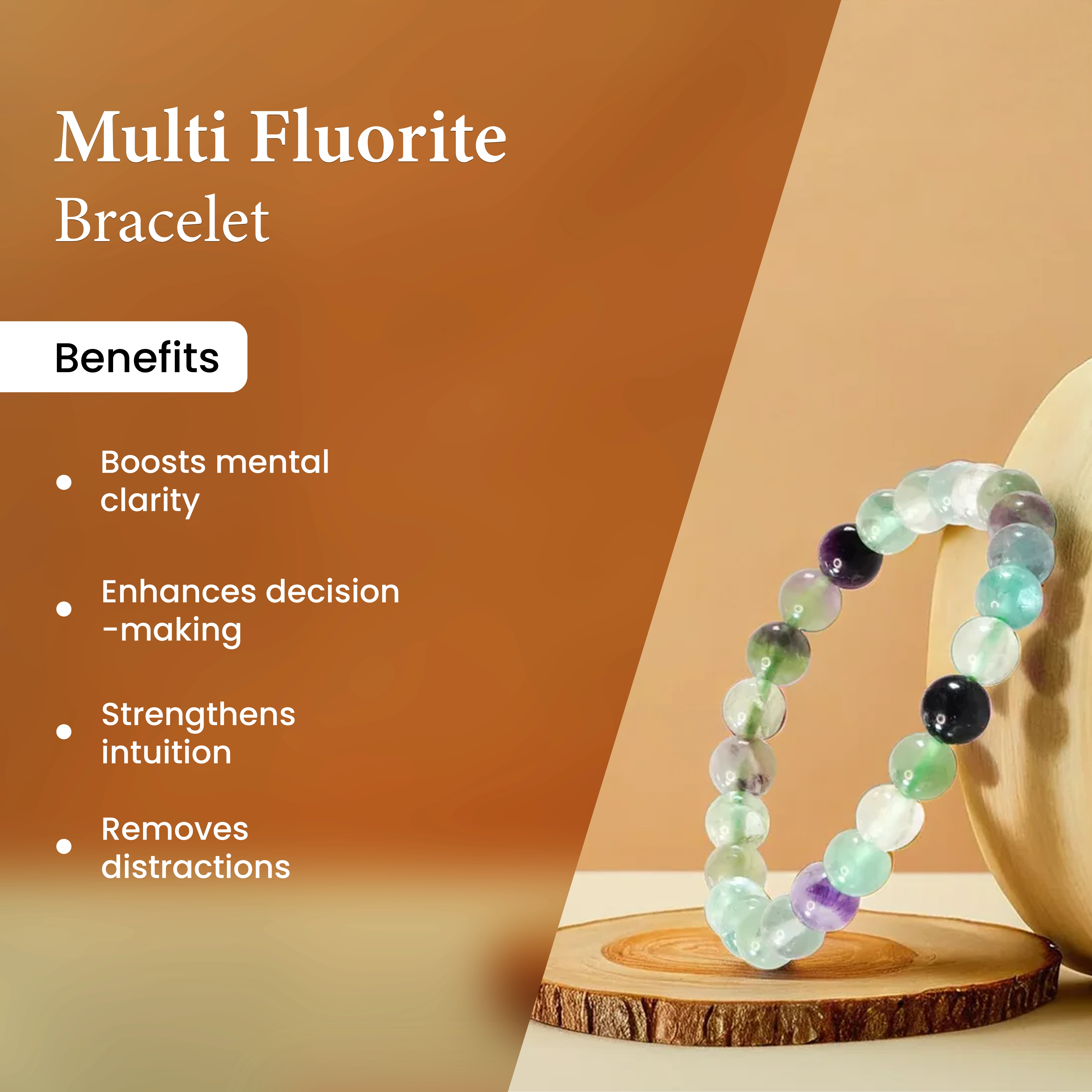Multi Fluorite Bracelet