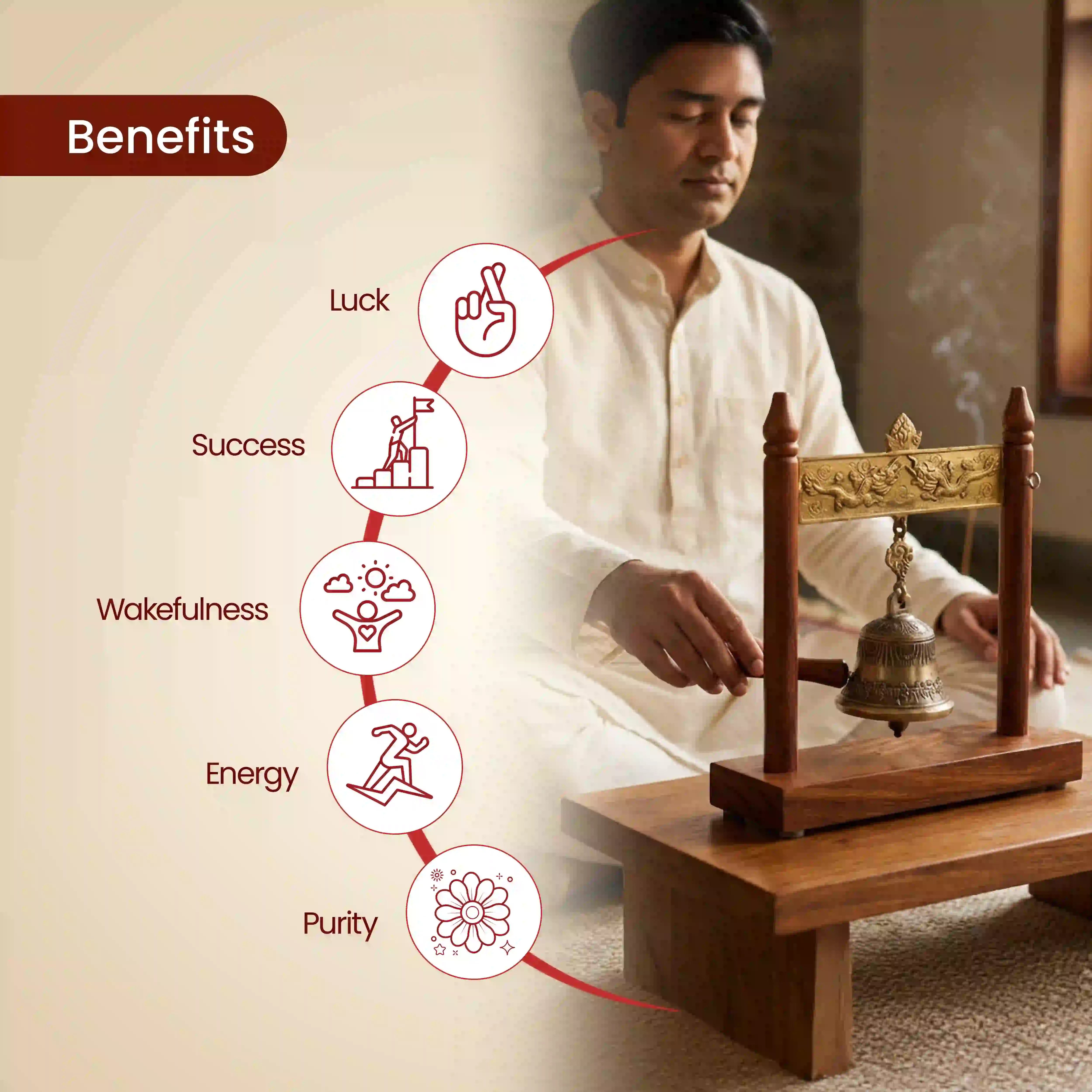 Fortune-Awakening Bell (Bronze) - Life Changing Astro