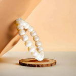 
                    
                      fresh water pearl bracelet, freshwater pearl gemstone bracelet, calm purity jewelry, emotional balance bracelet, soothing stone jewelry, grounding gemstone bracelet, daily wear spiritual bracelet, bracelet by acharya lavbhushan
                    
                  