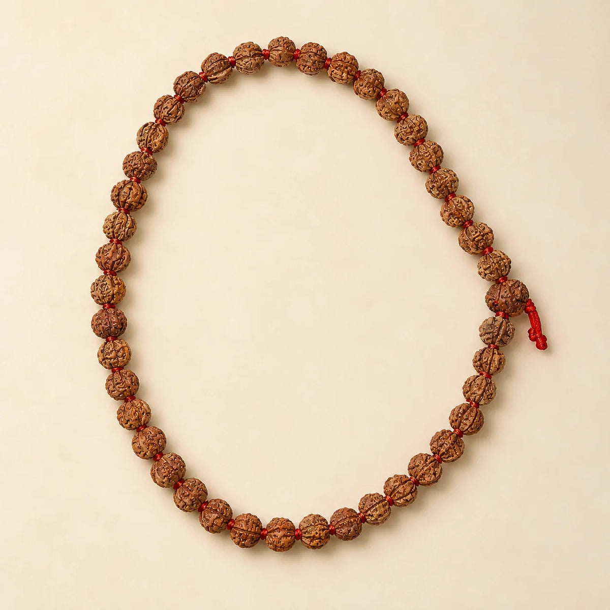 Ganesha Mukhi Mala Red