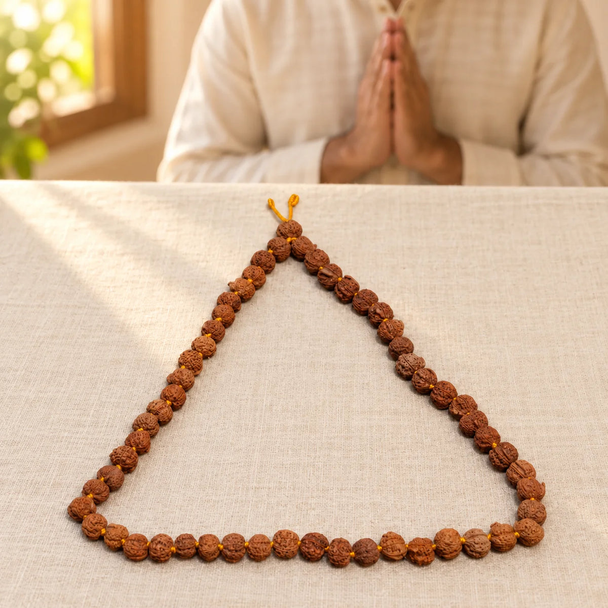 Ganesha Mukhi Mala Yellow