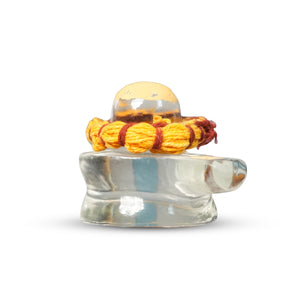 Pure Sphatik (Crystal) Shivling for Pooja - Life Changing Astro