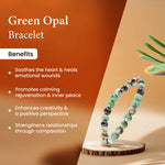 
                    
                      green opal bracelet, natural green opal gemstone bracelet, emotional renewal stone bracelet, peace positivity crystal jewelry, grounding gemstone bracelet, emotional balance jewelry, daily wear spiritual bracelet, bracelet by acharya lavbhushan, benefits
                    
                  