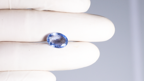 Natural Blue Sapphire (Neelam) 5.94 Carats - Media 4