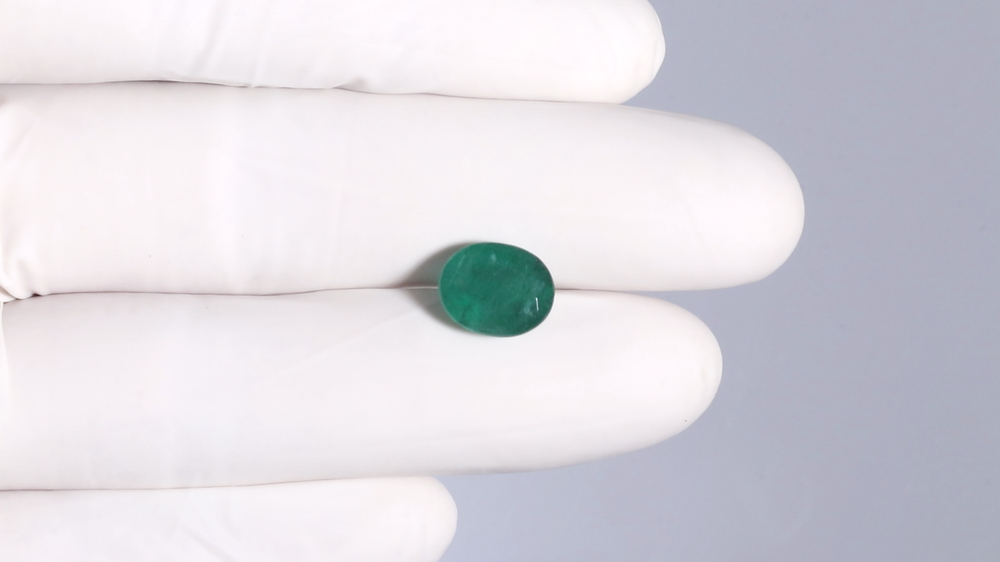 
                    
                      Natural Zambian Emerald (Panna) 4.24 Carats - Media 4
                    
                  