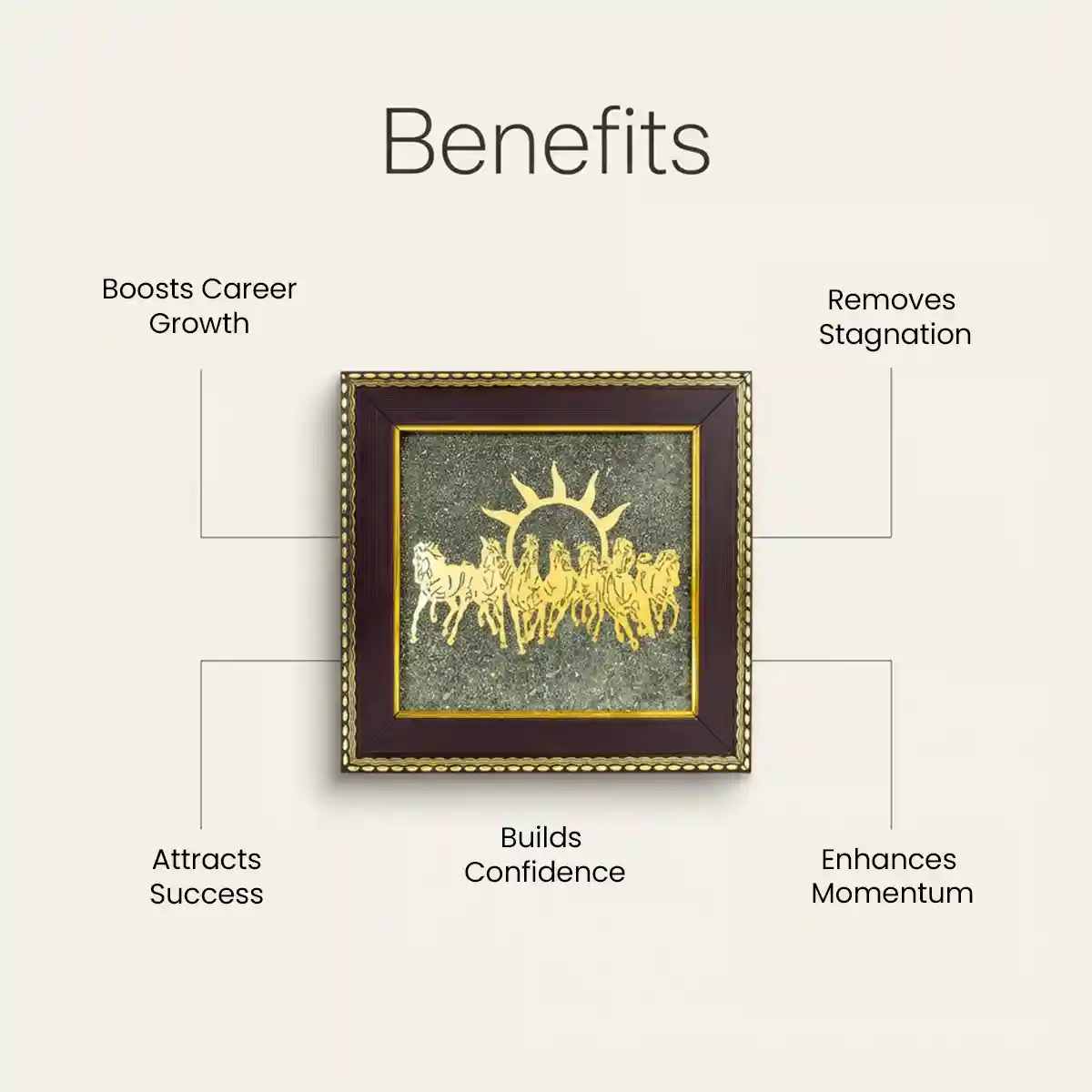 
                    
                      horse vastu frame, running horse frame vastu, seven horse vastu frame, success vastu wall frame, career growth vastu frame, business progress wall frame, vastu frame for office, positive energy horse frame, horse vastu frame by acharya lavbhushan, benefits
                    
                  
