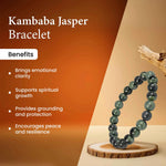 
                    
                      kambaba jasper bracelet, natural kambaba jasper stone bracelet, calm grounding gemstone, emotional stability crystal bracelet, grounding stone jewelry, inner balance gemstone, daily wear spiritual bracelet, bracelet by acharya lavbhushan, benefits
                    
                  