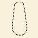 Karungali Mala with Silver-Plated Chain
