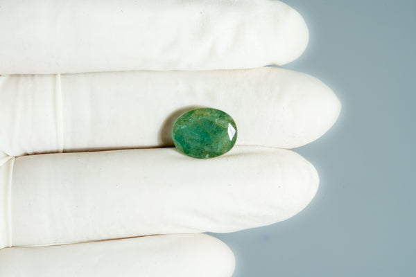 Natural Zambian Emerald (Panna) 5.73 Carats - Media 4