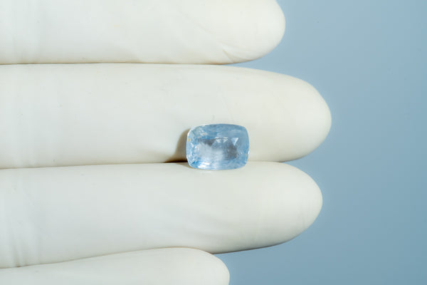 Natural Blue Sapphire (Neelam) 5.67 Carats - Media 4