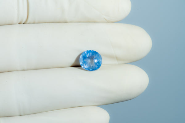 Natural Blue Sapphire (Neelam) 4.97 Carats - Media 4