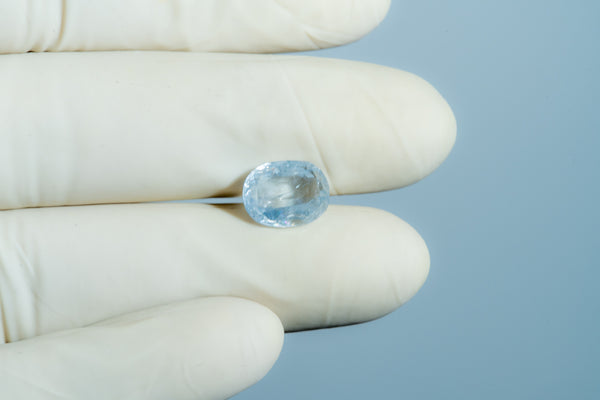 Natural Blue Sapphire (Neelam) 6.52 Carats - Media 4