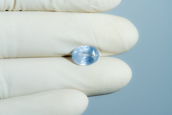 Natural Blue Sapphire (Neelam) 4.99 Carats - Media 4