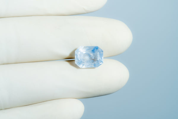Natural Blue Sapphire (Neelam) 8.73 Carats - Media 4
