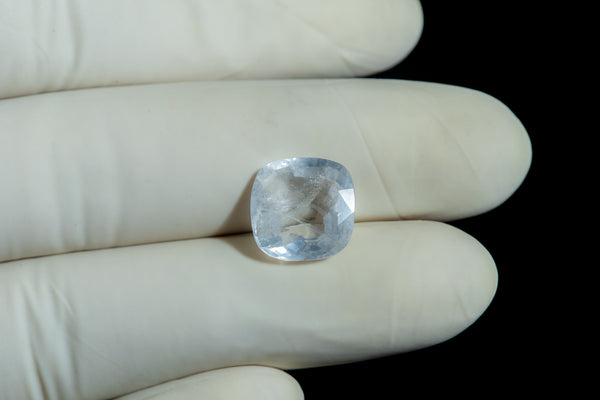 NATURAL WHITE SAPPHIRE 8.98 CARATS - Media 4
