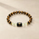 Leo (Singh) Rashi Bracelet – Natural Tiger Eye and Citrine Beads for Surya