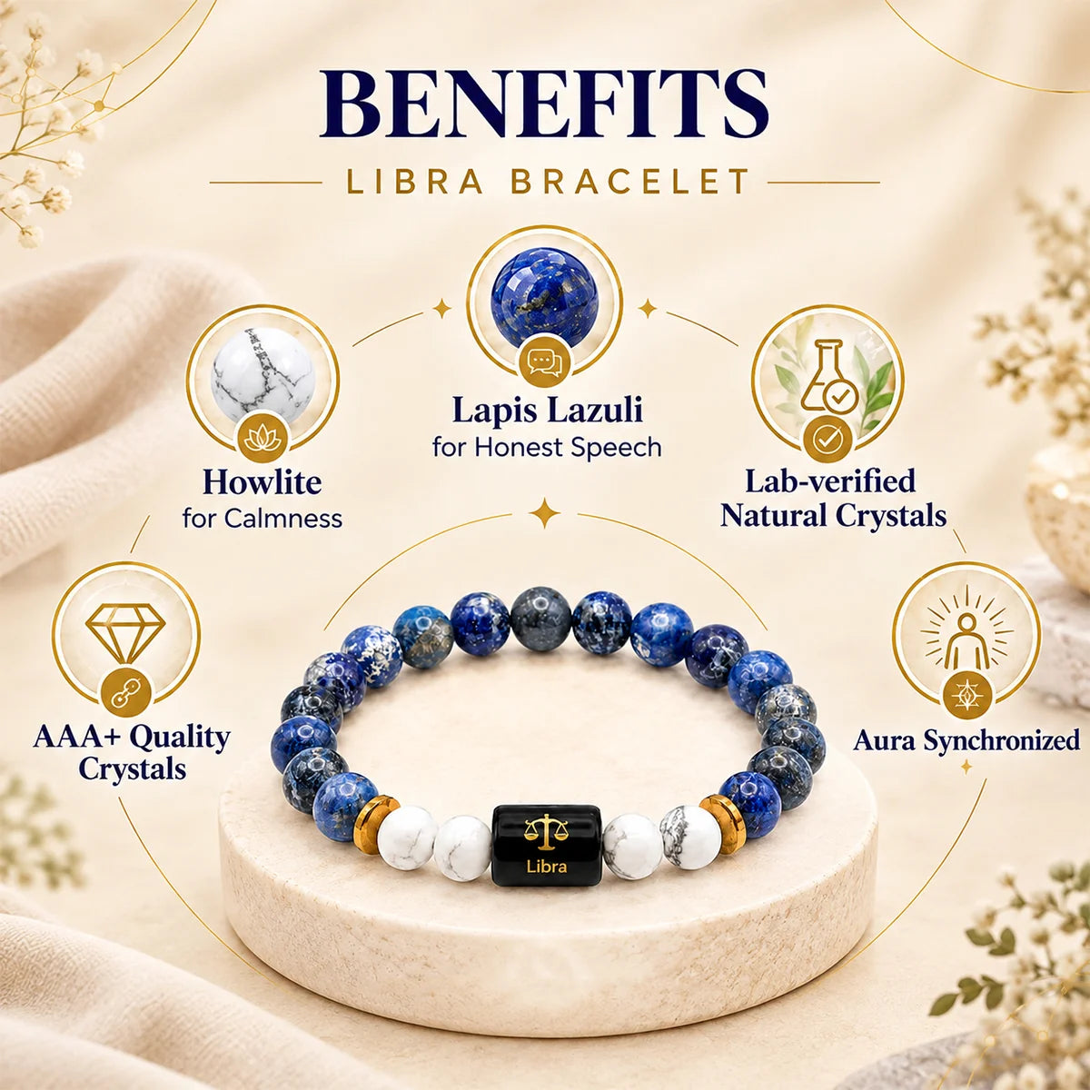Libra (Tula) Rashi Bracelet