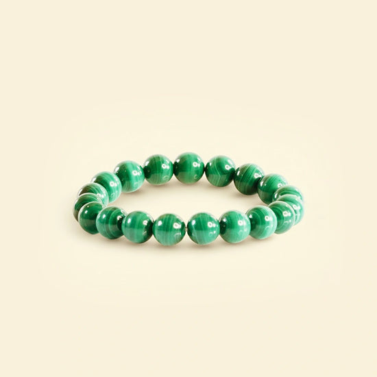 malachite bracelet, natural malachite stone bracelet, transformation crystal bracelet, courage protection gemstone, grounding stone jewelry, emotional balance bracelet, daily wear spiritual bracelet, bracelet by acharya lavbhushan