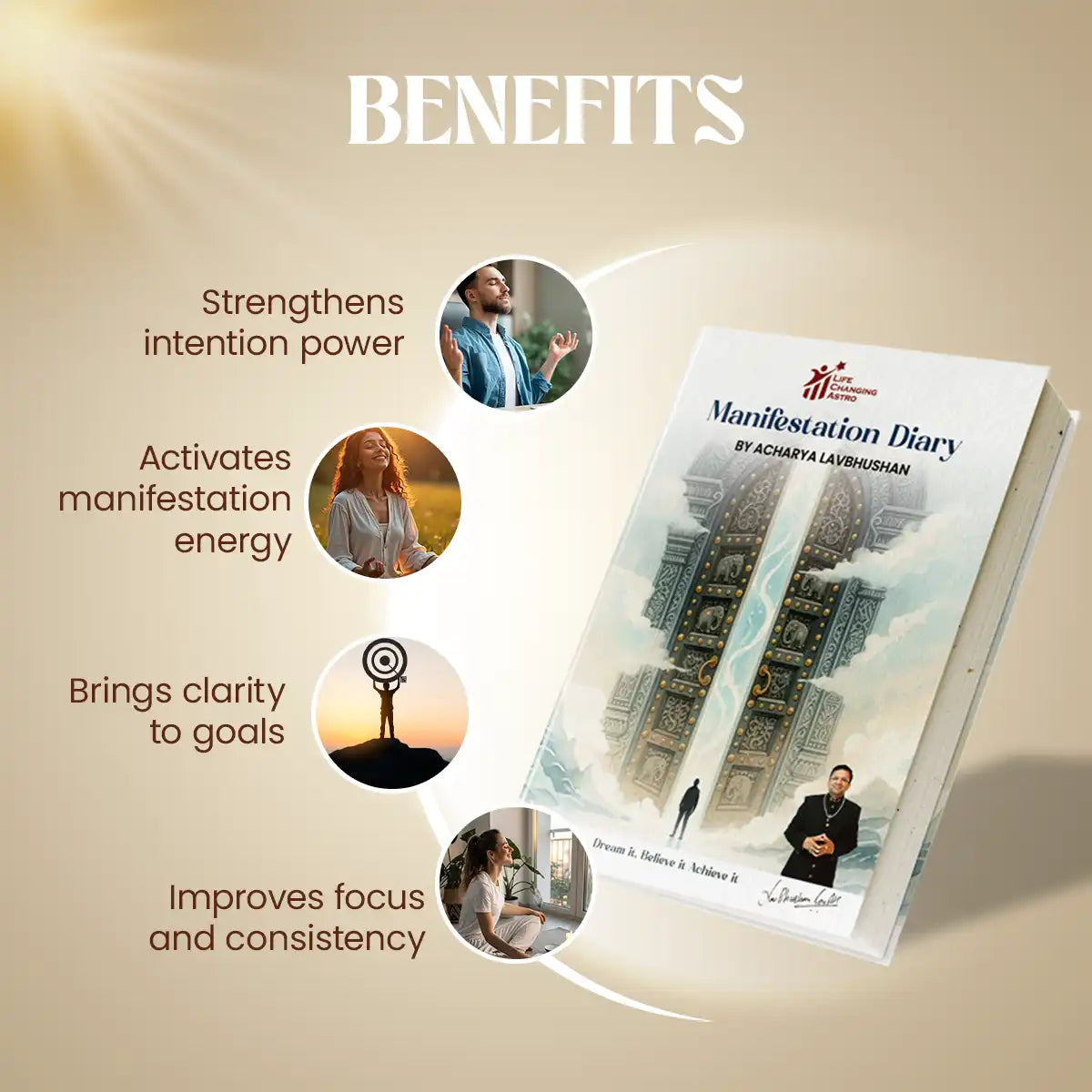 
                    
                      manifestation diary, intention journal for manifestation, spiritual manifestation notebook, law of attraction diary, planetary energy journal, navgraha manifestation diary, tulsi seed manifestation journal, spiritual journaling book, manifestation diary by acharya lavbhushan, where to use 
                    
                  