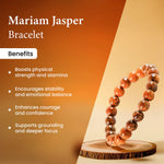 
                    
                      mariam jasper bracelet, natural jasper stone bracelet, grounding gemstone bracelet, inner strength crystal jewelry, stability stone bracelet, emotional balance gemstone, daily wear spiritual bracelet, bracelet by acharya lavbhushan, benefits
                    
                  