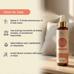 
                    
                      mood relaxation spray acharya lavbhushan, calming energy spray, emotional balance mist, mental ease aroma spray, gangajal spiritual spray, stress relief atmosphere, inner peace energy, daily relaxation spray, how to use 
                    
                  