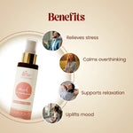 
                    
                      mood relaxation spray acharya lavbhushan, calming energy spray, emotional balance mist, mental ease aroma spray, gangajal spiritual spray, stress relief atmosphere, inner peace energy, daily relaxation spray
                    
                  