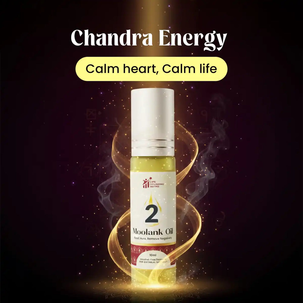 Moolank 2 Oil for Moon energy and emotional balance by Acharya Lavbhushan
