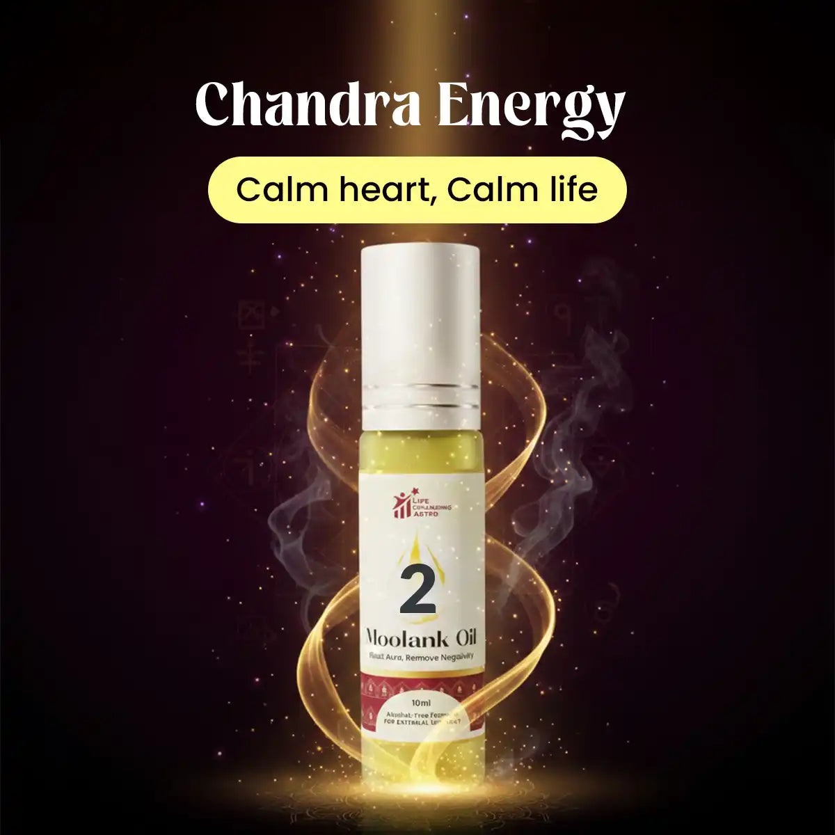 Moolank 2 oil Acharya Lavbhushan, numerology oil, moon energy oil, chandra remedy, emotional balance oil, intuition harmony oil, inner peace oil, essential oil blend, spiritual energy oil, astrology numerology remedy, born 2 11 20 29