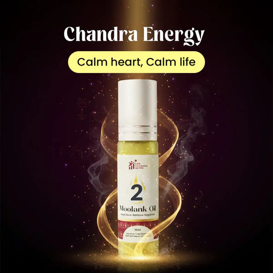 Moolank 2 Oil for Moon energy and emotional balance by Acharya Lavbhushan
