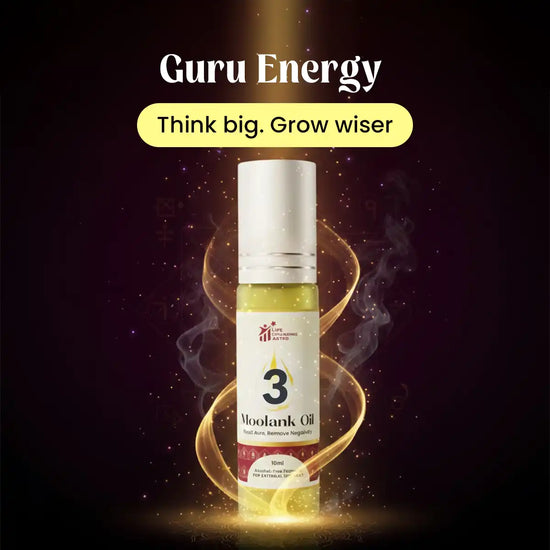 Moolank 3 Oil for Jupiter energy and wisdom by Acharya Lavbhushan
