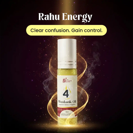 Moolank 4 Oil for Rahu grounding and stability by Acharya Lavbhushan

