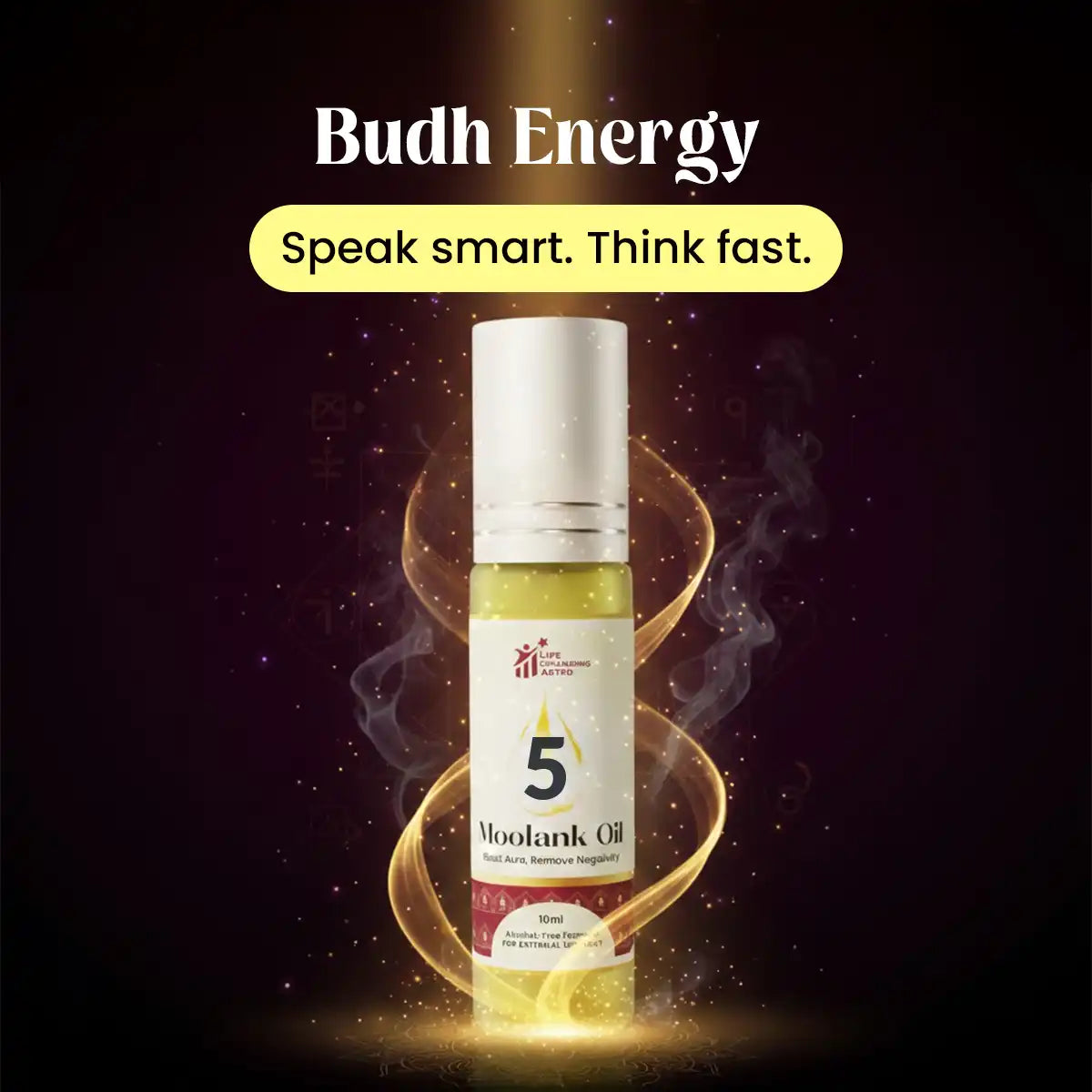 moolank 5 oil acharya lavbhushan, numerology oil, mercury energy oil, budh remedy, adaptability intellect oil, communication clarity oil, versatility focus energy, essential oil blend, spiritual energy oil, born 5 14 23