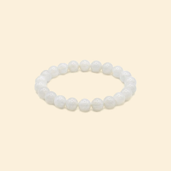 moonstone bracelet, natural moonstone gemstone bracelet, intuition crystal bracelet, new beginnings stone jewelry, emotional balance bracelet, grounding gemstone jewelry, daily wear spiritual bracelet, bracelet by acharya lavbhushan
