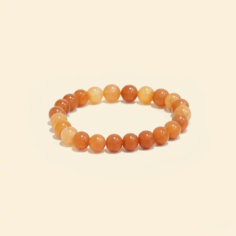 Natural Orange Jasper Bracelet